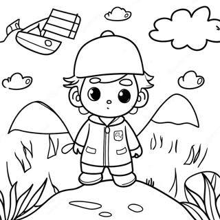 Oameni Mici Aventurosi Pagina De Colorat 130715-63619