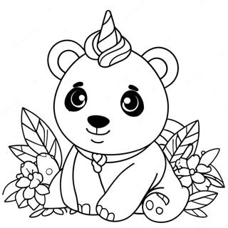 Unicorn Panda Desene De Colorat