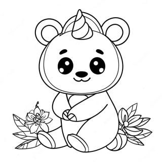 Pagina De Colorat Cu Panda Unicorn 130789-63670