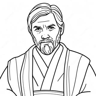 Pagini De Colorat Cu Obi Wan Kenobi In Roba De Jedi 131049-63873