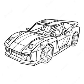 Pagini De Colorat Cu Masini Sport Lego Colorate 131128-63934