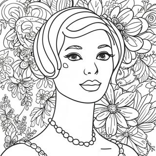 Pagini De Colorat Cu Manechin Vintage 131156 63964