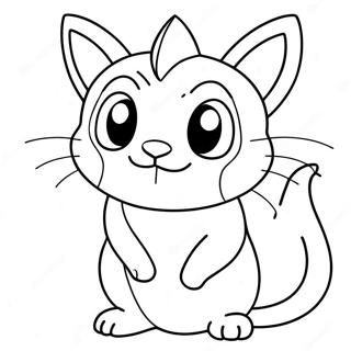 Pokemon Meowth Desene De Colorat