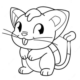 Pagina De Colorat Cu Pokemon Meowth 131203-63986