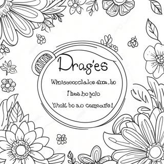 Desen De Colorat Cu Versete Biblice Fanteziste 131282-64056