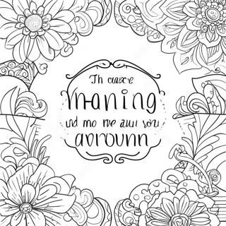 Desen De Colorat Cu Versete Biblice Fermecatoare 131283-64058