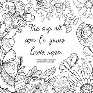 Desen De Colorat Cu Versete Biblice Fermecatoare 131283-64060