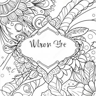 Desen De Colorat Cu Versete Biblice Incantatoare 131284-64061