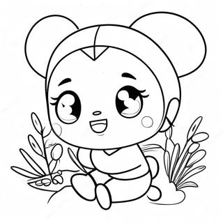 Pagina De Colorat Cu Pucca Jucausa Si Garu 131436-64178