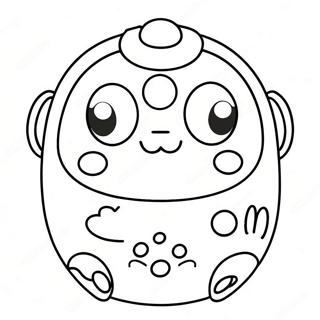 Pagini De Colorat Cu Animale De Companie Tamagotchi Colorate 131642-64335