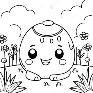 Pagini De Colorat Cu Tamagotchi In Gradina 131644-64344