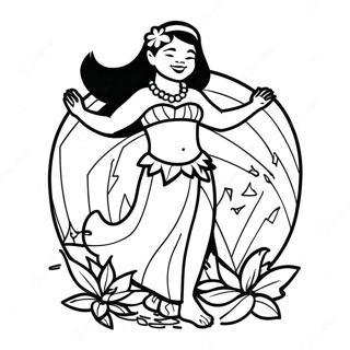 Pagini De Colorat Cu Dansatoare Hula Aloha 132029-64636