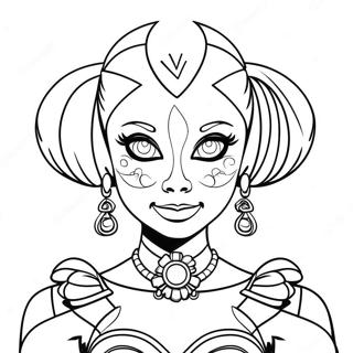 Ballora Desene De Colorat