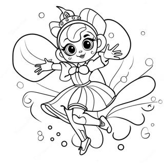 Pagini De Colorat Cu Ballora Intr O Pozitie De Rotire 132412-64938