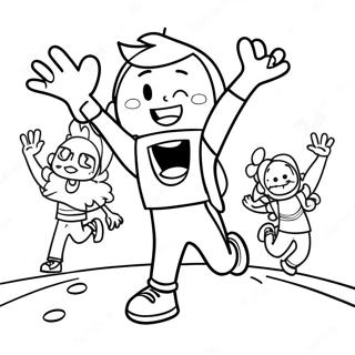 Gonoodle Pagini de colorat