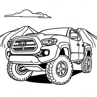 Desen De Colorat Cu Toyota Tacoma Off Road 132745-65190