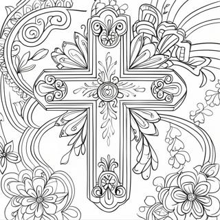 Pagini De Colorat Cu Cruce Ortodoxa Traditionala 132824-65259