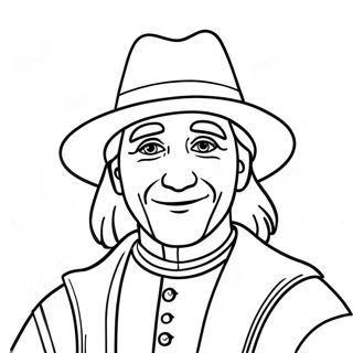 Pagini De Colorat Cu Pelerin Usor 132847-65268