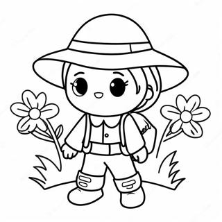 Pagini De Colorat Cu Baiatul Pelerin Dragut 132850-65278