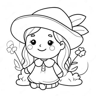 Pagini De Colorat Cu Fetita Draguta Pelerin 132851-65282