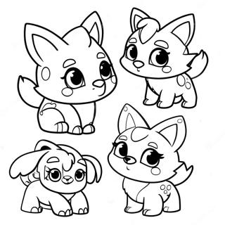 Pagini De Colorat Cu Animale De Companie Jucause Din Animal Jam 132901-65320