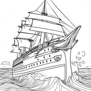 Pagina De Colorat Britannic In Mari Furtunoase 133056-65438