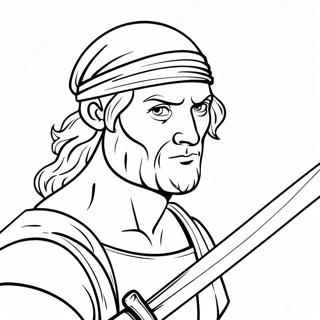 Pagini De Colorat Cu Leonardo Si Sabia Lui 133184-65532