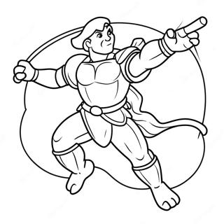 Pagini De Colorat Cu Raphael In Actiune 133187-65543