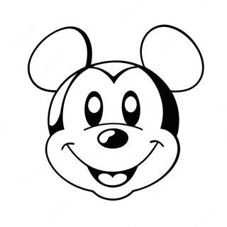 Pagini De Colorat Cu Fata Lui Mickey Mouse 133619-65863