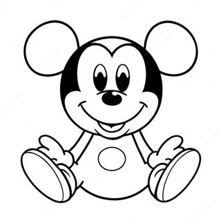 Pagini De Colorat Cu Fata Lui Mickey Mouse Zambitor 133621 65871