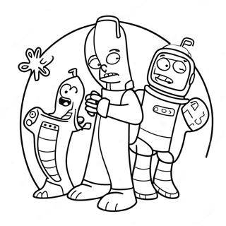 Futurama Desene De Colorat