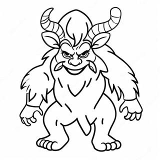 Krampus Desene De Colorat