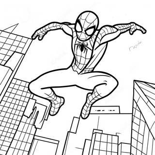 Miles Morales Spiderman Desene De Colorat