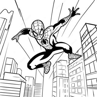 Pagina De Colorat Cu Miles Morales Spiderman 133852-66043