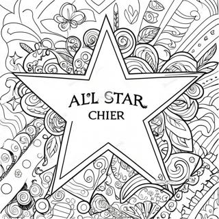 Pagini De Colorat Cu Logo Ul Cheer All Star 134288-66382