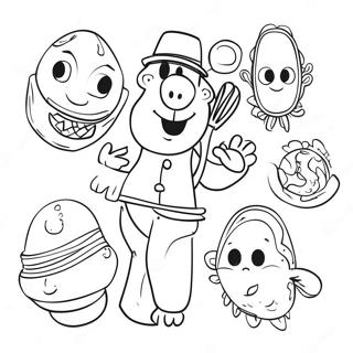 Pagini De Colorat Cu Personaje Vbs Cu Rasuciri Si Intorsaturi Creative 134342-66438
