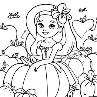 Halloween Barbie Pagini de colorat