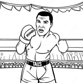 Pagina De Colorat Muhammad Ali In Ring 134828-66806