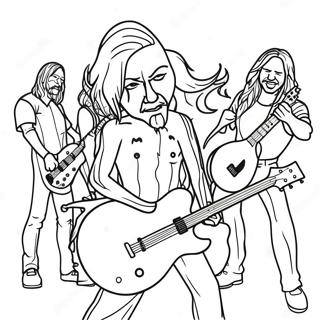 Metallica Desene De Colorat