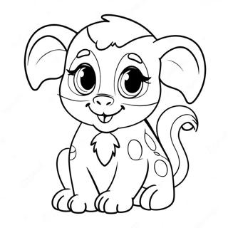 Pagina De Colorat Animale Aleph Bais Dragute 134906-66869