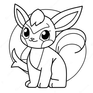 Glaceon Desene De Colorat