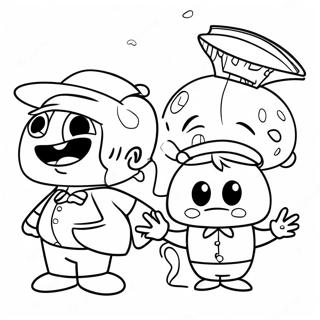 Desen De Colorat Cu Personajele Fairly Oddparents 135087-67017