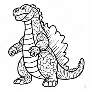 Pagini De Colorat Colorate Cu Godzilla Din Among Us 135215 67114