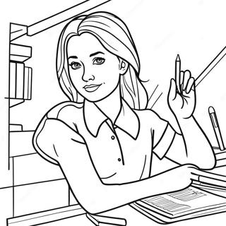 Pagina De Colorat Cu Caitlin Clark In Actiune 135647-67448