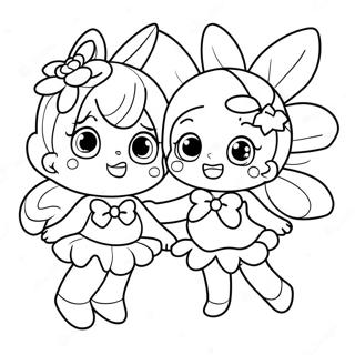 Pagina De Colorat Cu Zanele Dragute Precure 136211-67900