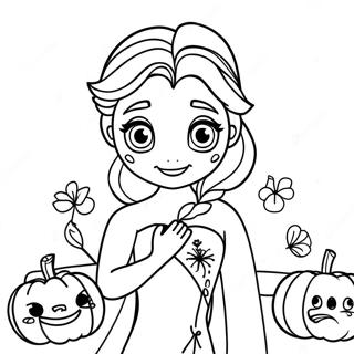 Pagini De Colorat Cu Elsa Si Dovleacul 136413 68051