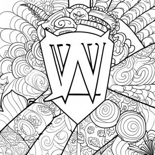 Pagina De Colorat Cu Logo Ul Wwe 136438-68072