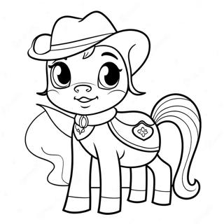 Pagina De Colorat Cu Sheriff Callie Si Calul Ei 136489-68105