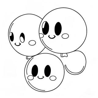 Pagini De Colorat Cu Baloane Colorate De Guma De Mestecat 136671 68397