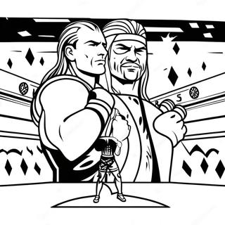 Pagini De Colorat Cu Meciul De Campionat Wwe 136799 68351